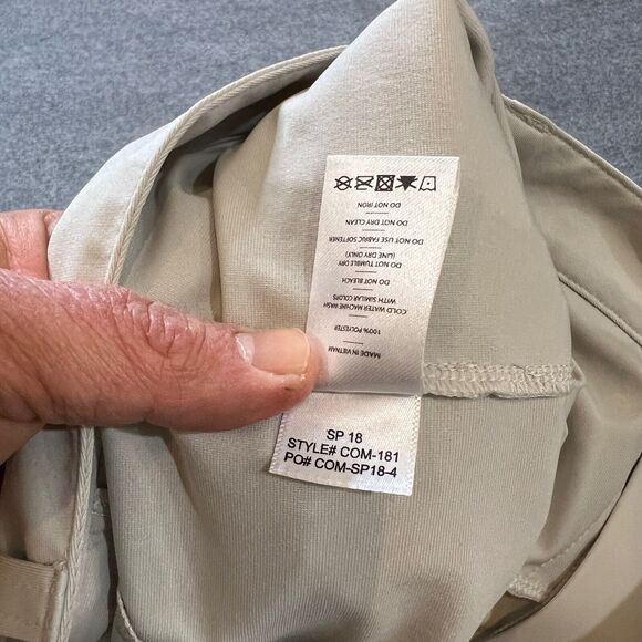 Rhone Pants Mens 41 Ivory Commuter Travel Classic Performance Snap Closure - Picture 9 of 14